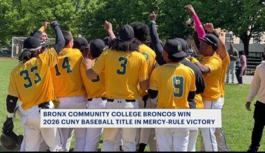 News 12 | Bronx | The Bronx Community College Broncos Win 2026 Cuny Title In Mercy Rule Victory