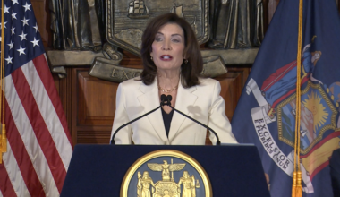 NY Gov. Kathy Hochul announces state budget deal, local leaders say otherwise