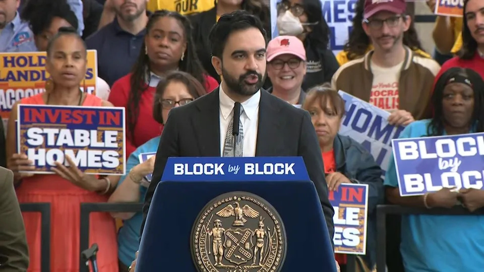 New York City Mayor Mamdani Holds Press Conference to Make a Housing Announcement in Brooklyn