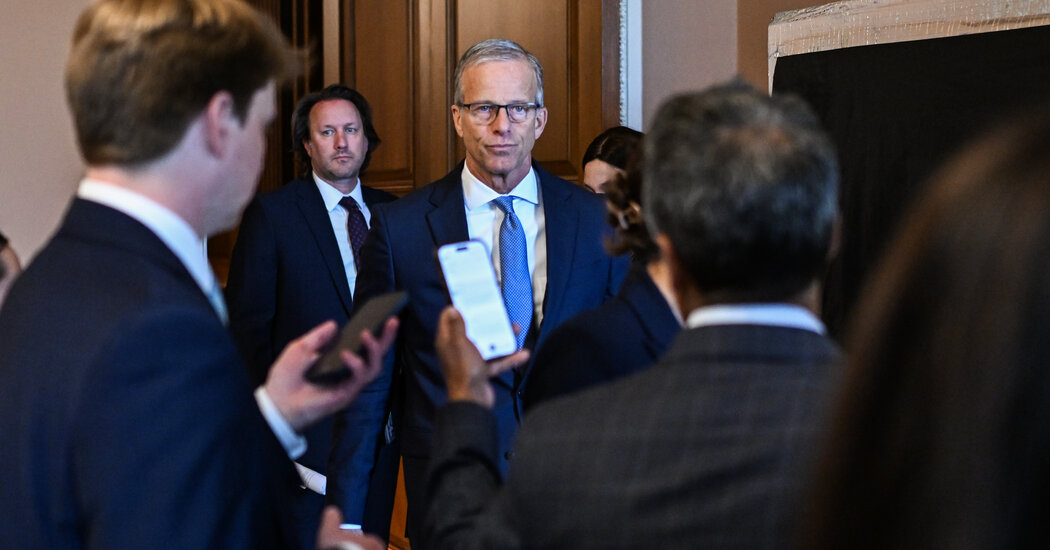 Trump Live Updates: Senate Republicans Delay Budget Vote Over Trump’s $1.8 Billion Fund