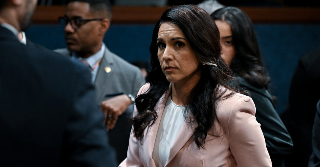 Tulsi Gabbard Resigns as Director of National Intelligence. Trump Names Aaron Lukas Acting Chief.
