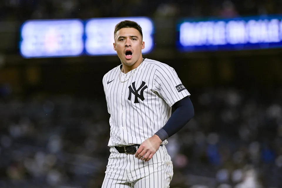 New York Yankees shortstop Anthony Volpe. Credit: John Jones-Imagn Images.