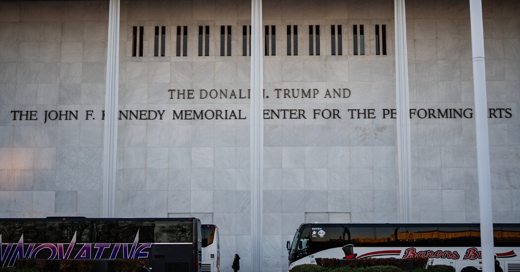 Live Updates: Trump's Name Must Be Removed From Kennedy Center, Judge Rules