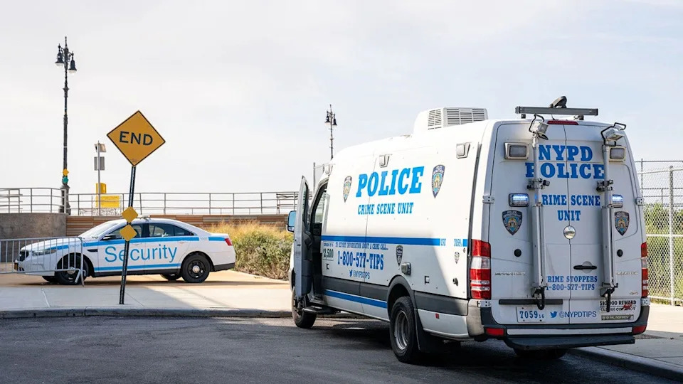 Erin Merdy was taken into custody after she reportedly drowned and killed her three children in the waters off Coney Island Beach