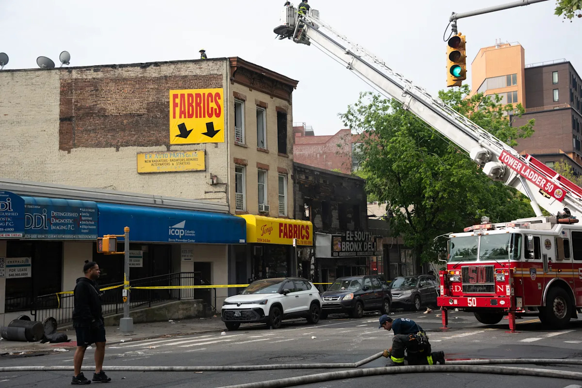Man arrested for Bronx fire that killed 3 held without bail for murder, arson