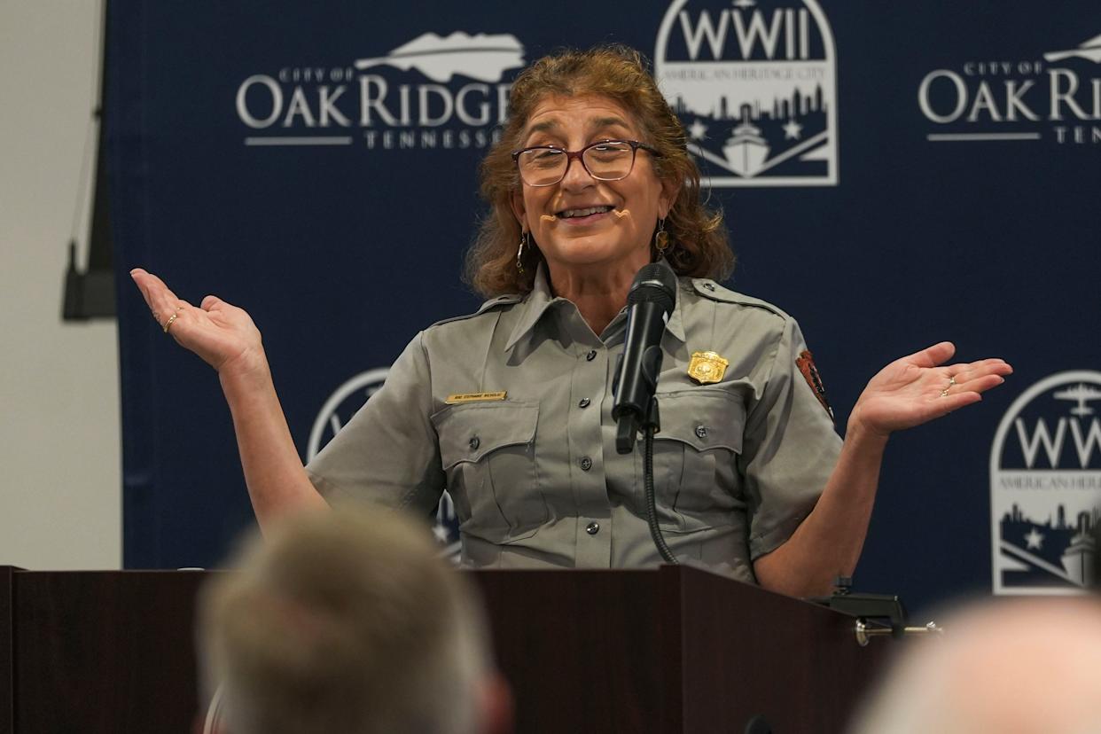 Manhattan Project National Historical Park rangers meet visitors "where they are" to explore Oak Ridge, whether in-person or virtuallly, said Niki Nicholas, the park's site manager, during the 10th anniversary celebration.