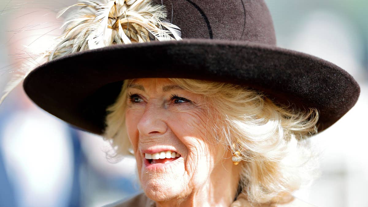Queen Camilla's rescue dog Moley steals the spotlight during ultra-rare appearance