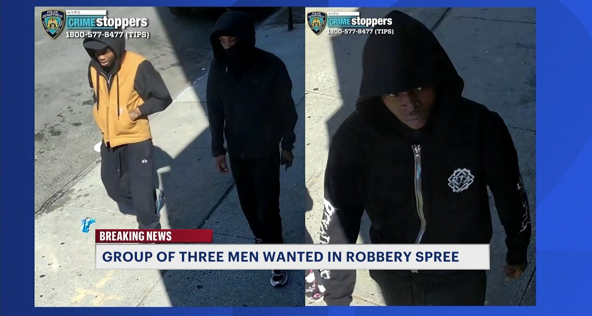 News 12 | Bronx | Three Men Wanted In Connection To Robbery Spree In The Bronx Brooklyn