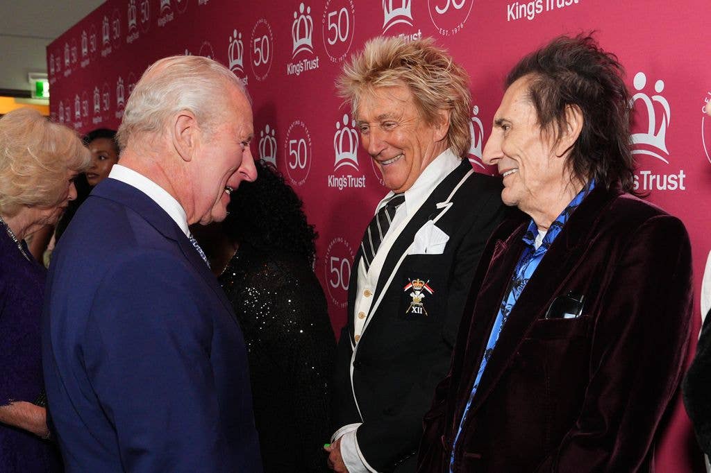 Sir Rod Stewart was one of the performers 