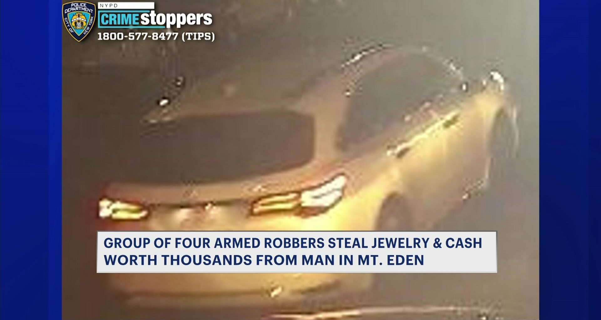 News 12 | Bronx | Four Wanted For Stealing Thousands In Merchandise In Mt Eden Gunpoint Robbery