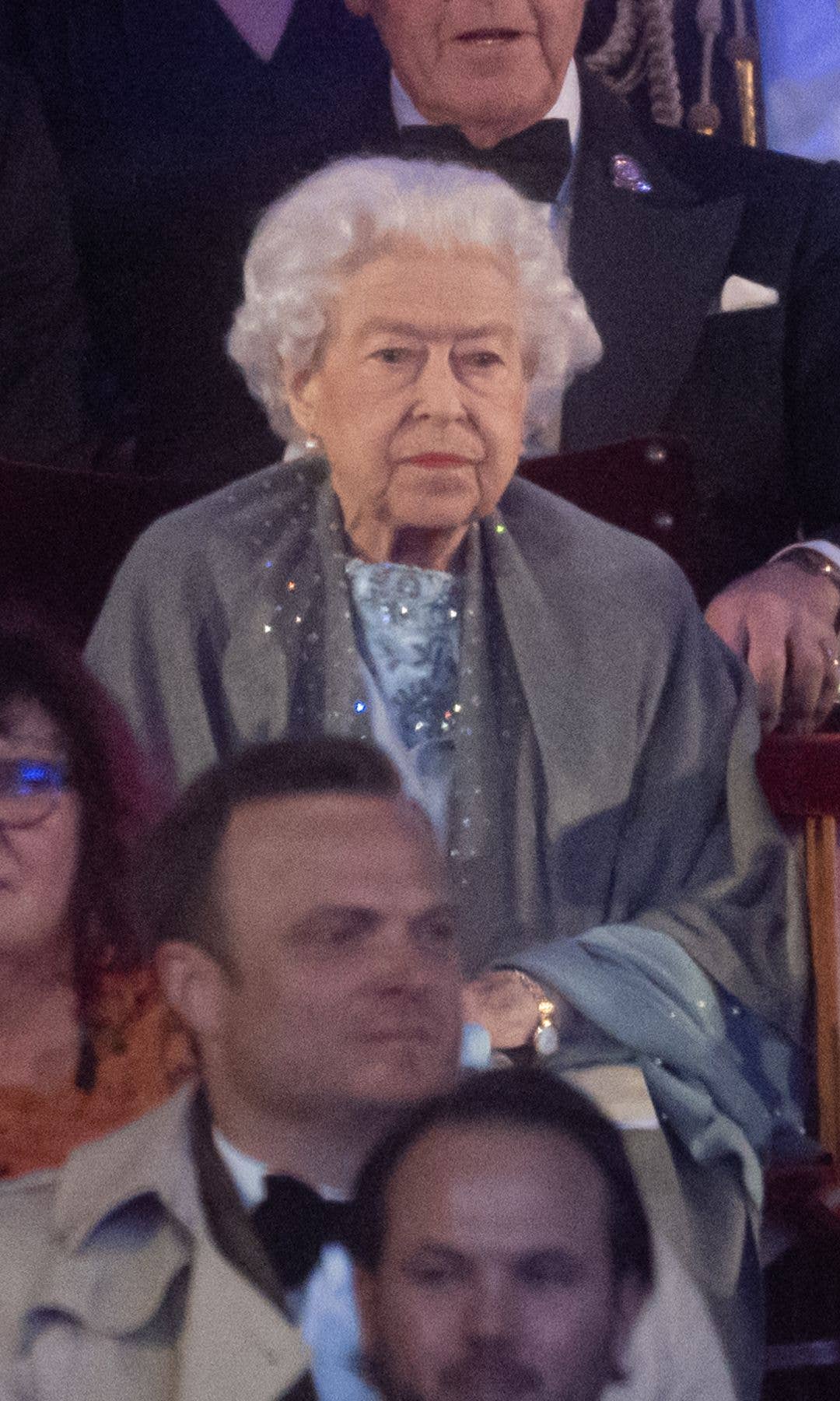 The Queen watching the Royal Windsor Horse Show