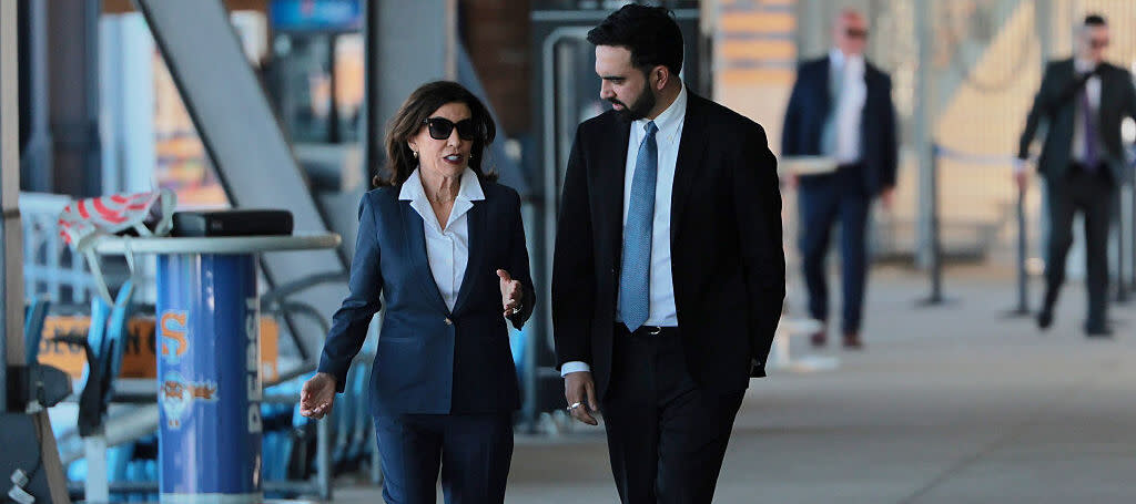 Gov. Kathy Hochul and New York Mayor Zohran Mamdani