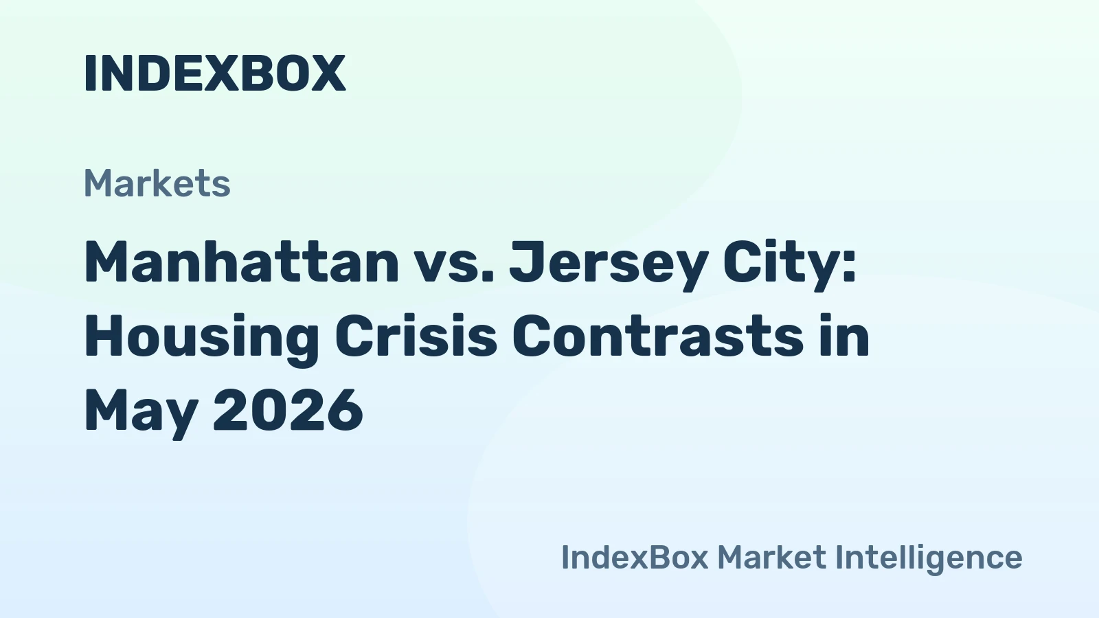 Manhattan Rent Hits All-Time High as Jersey City Sees Decline in May 2026 - News and Statistics