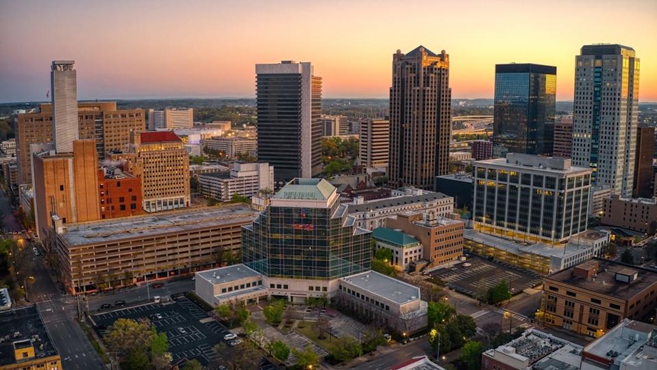 A view of Birmingham, Alabama