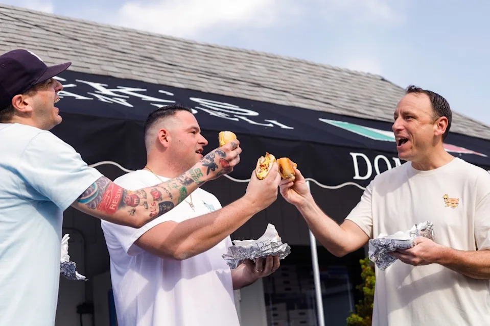 Cheatnut, 42, will next compete in the Nathan’s Hot Dog Eating Contest on Coney Island. GOAT USA