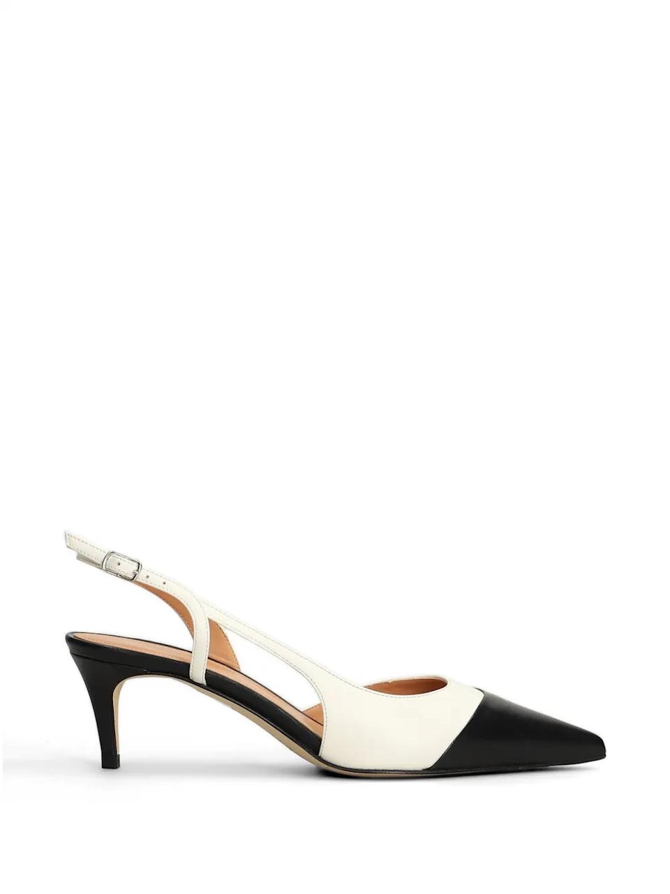 The Seller Two-Tone Pointed-Toe Pumps | 36