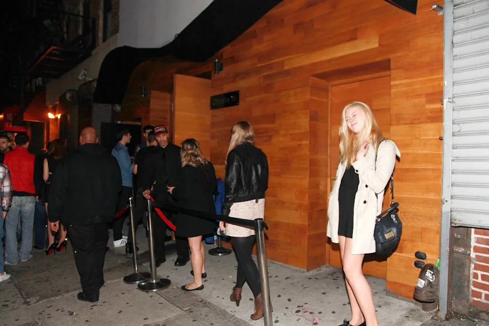 Outside INGA the former dancing hotspot on Chrystie St in the Lower East Side. Astrid Stawiarz for NY Post