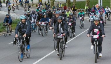 Mamdani joins cyclists for 40-mile Five Boro Bike Tour