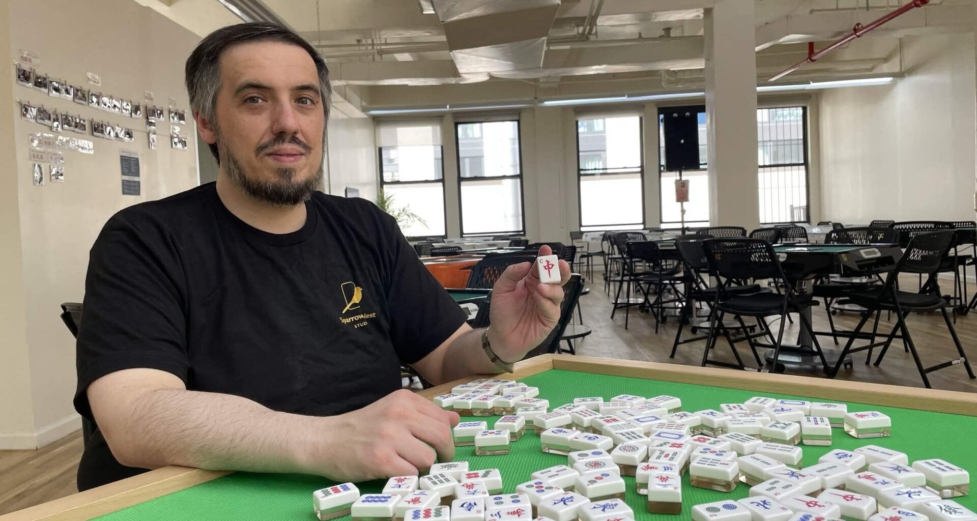 David Bresnick is the founder of Sparrow's Nest Studio, a "home for mahjong."