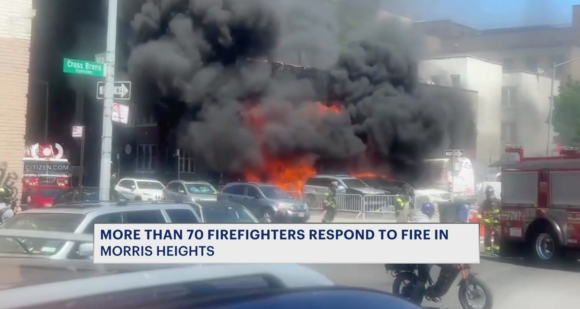 News 12 | Bronx | An Explosion Residents Recount Tense Moments Narrow Escape During Morris Heights Fire