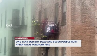 News 12 | Bronx | 5 People Hurt 3 Critically In Bainbridge Avenue Blaze
