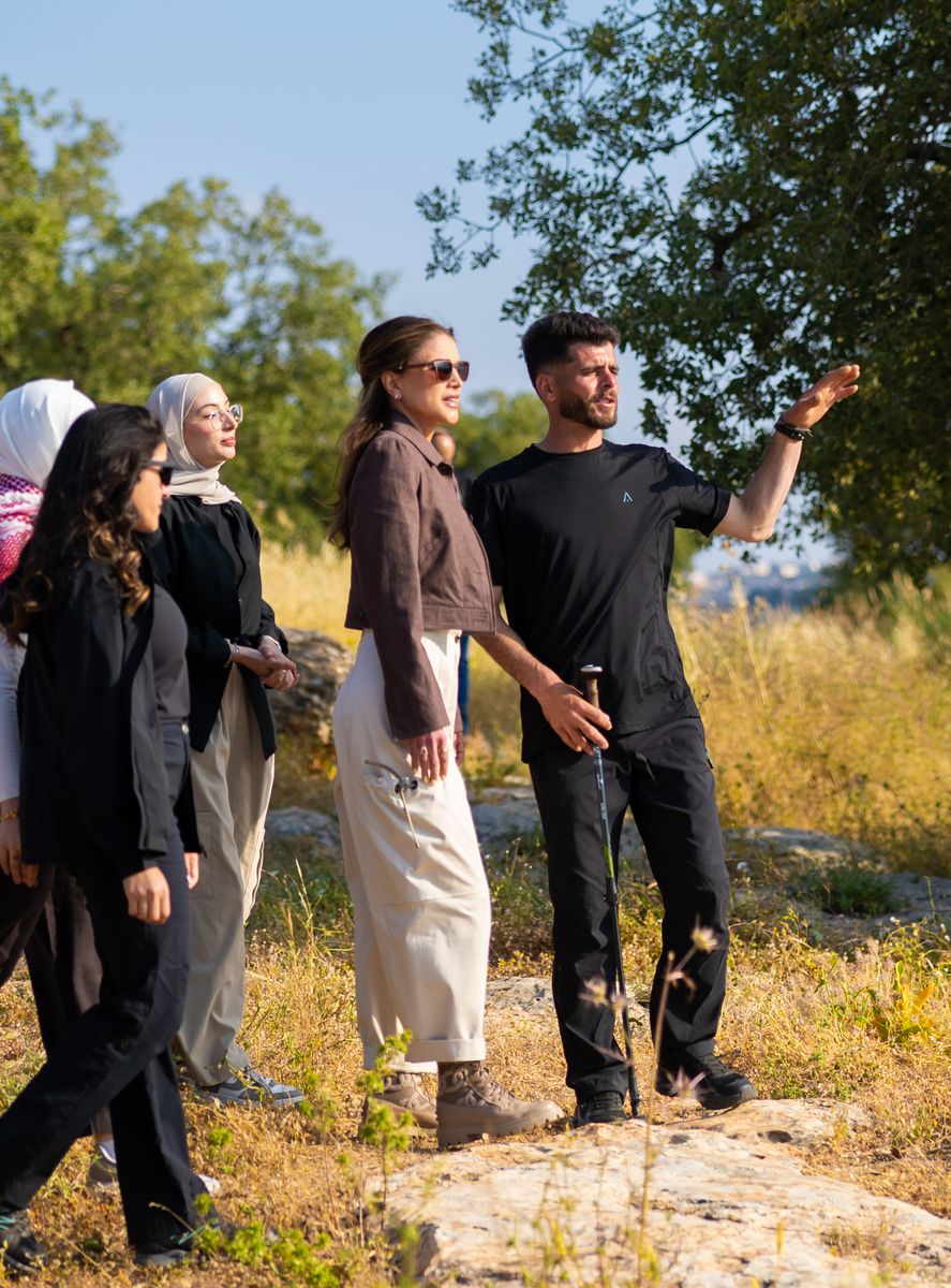 Sharing moments from the outing, Queen Rania reflected on the experience with a message celebrating both place and people.
