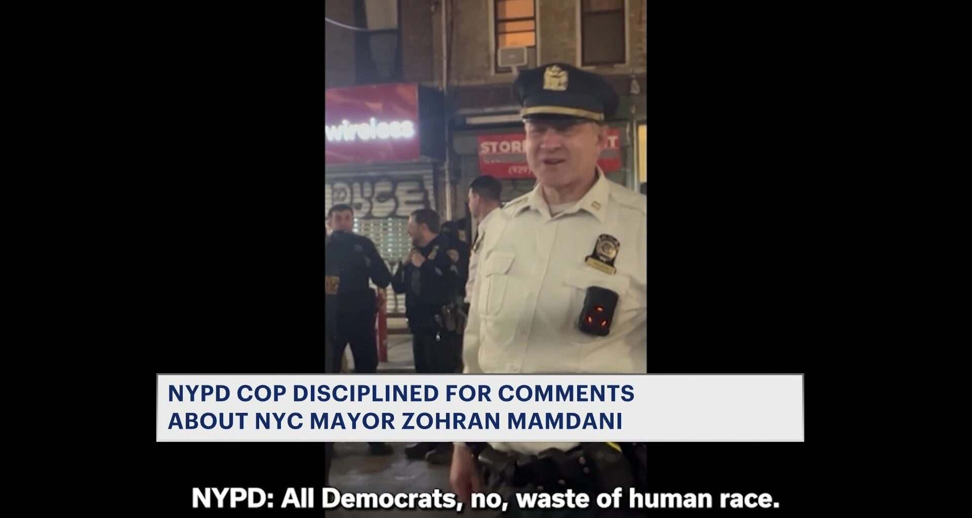 News 12 | Bronx | Not My Mayor Nypd Disciplines Brooklyn Police Captain After Viral Video Of Him Bad Mouthing Mamdani Democrats