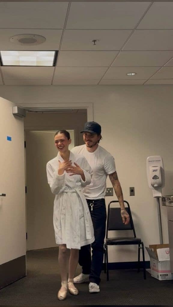 nicola peltz brooklyn beckham smiling