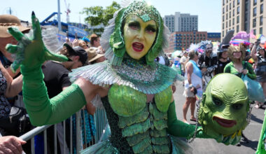 Brooklyn borough president makes pledge annually to save NYC’s beloved Mermaid Parade