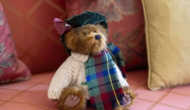 Queen's private rooms open to public, revealing beloved teddy bear
