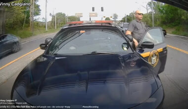 New York State Trooper Caught on Camera Rear-Ending a Car in Guilderland During a Traffic Stop Gone Wrong