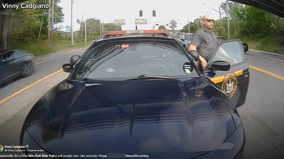 New York State Trooper Caught on Camera Rear-Ending a Car in Guilderland During a Traffic Stop Gone Wrong