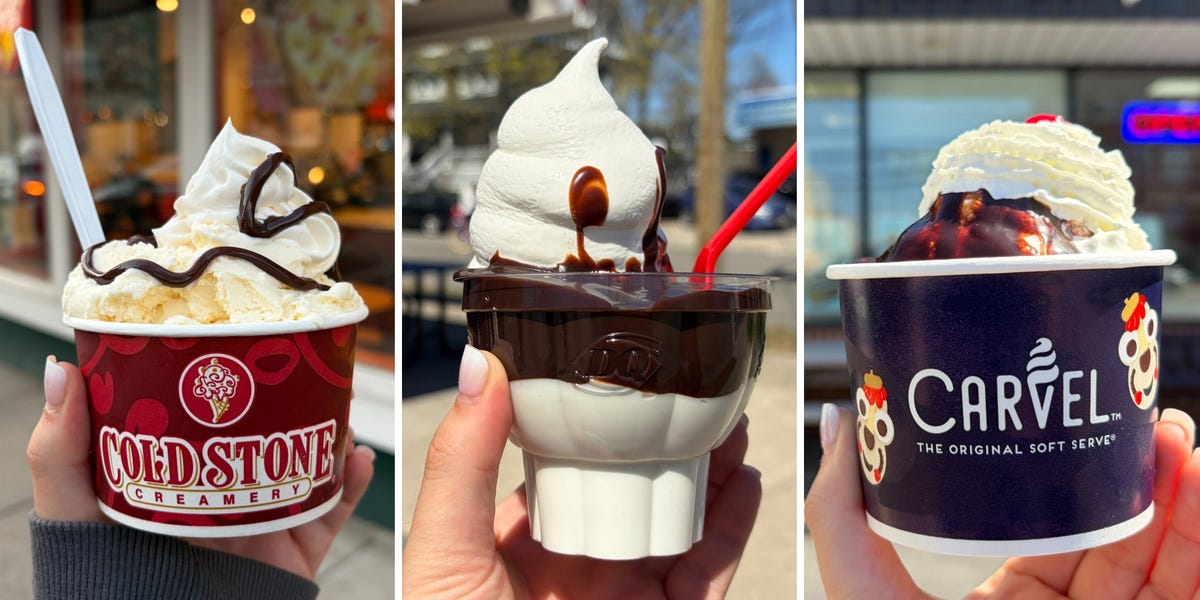 I Got Same Ice Cream From Cold Stone, Dairy Queen, Carvel; Clear Winner