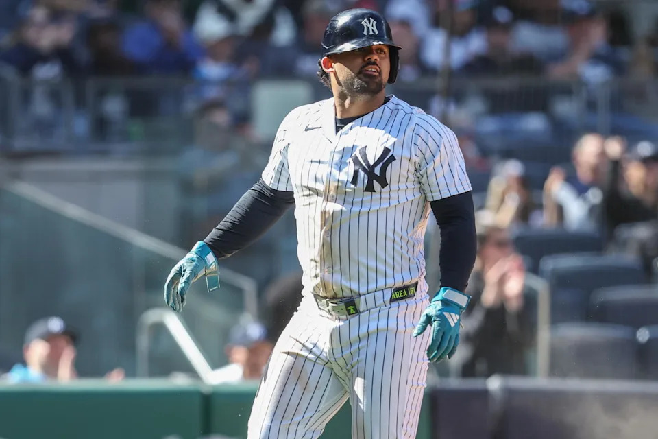 New York Yankees outfielder Jasson Dominguez. Credit:&nbsp;Wendell Cruz-Imagn Images.