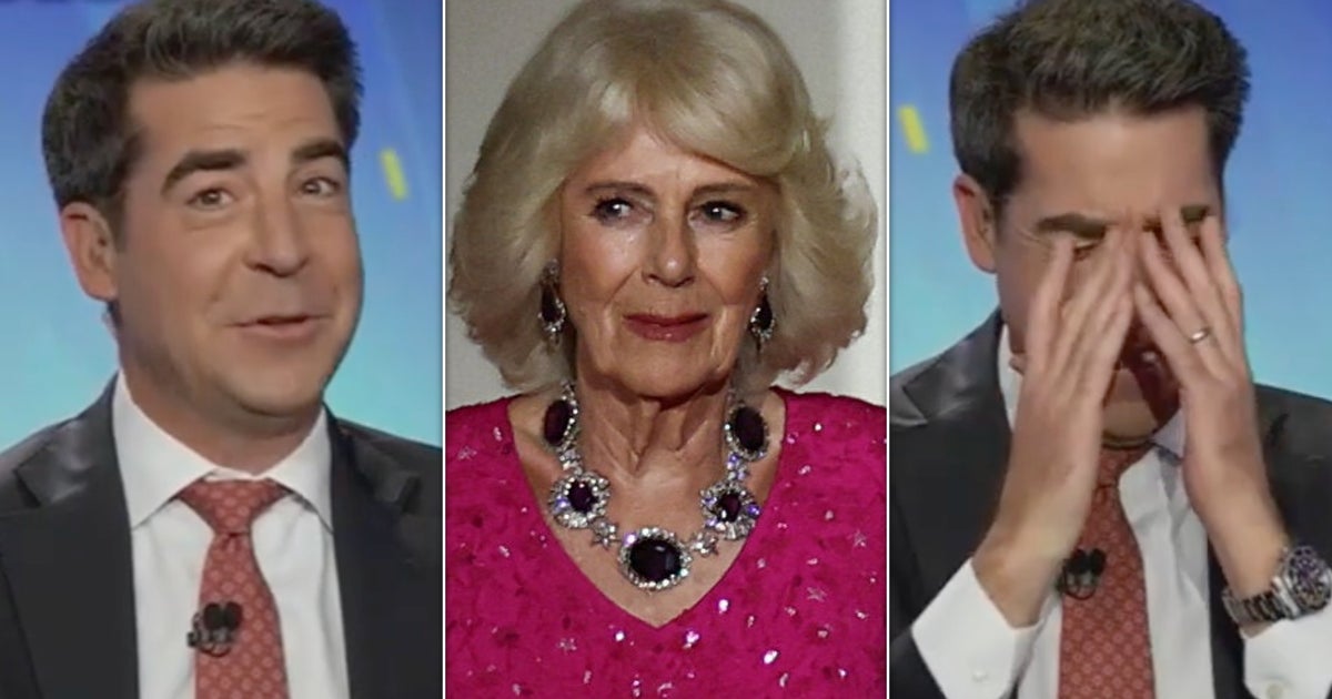 Jesse Watters Escorted Away From Queen Camilla After Gun Joke