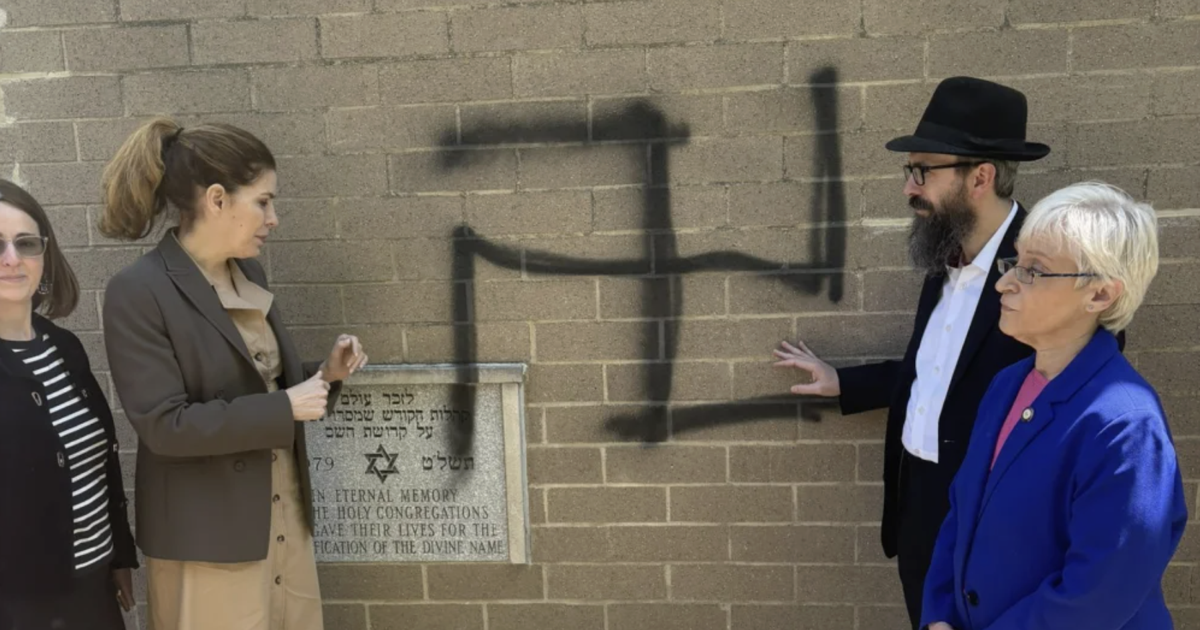 NYPD searching for four suspects in antisemitic graffiti spree targeting Queens synagogues, homes | JNS