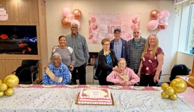 Celebration of the century in Jamaica Hills |