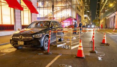 Woman dies after falling into open manhole in Manhattan