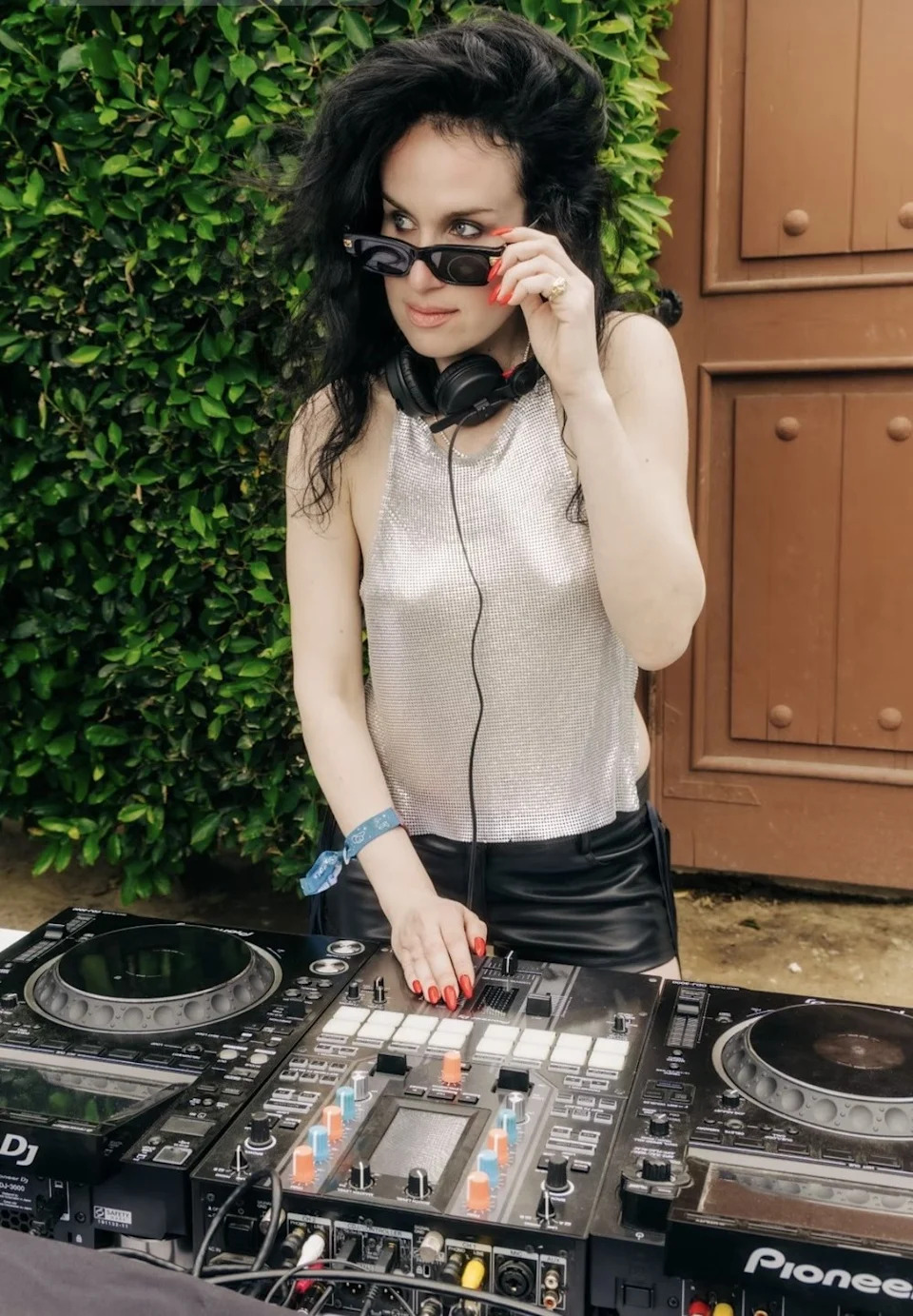 DJ Samantha Michelle has decorated her New York City apartment in the same style she composes her electronic dance music: with a mix of global influences.