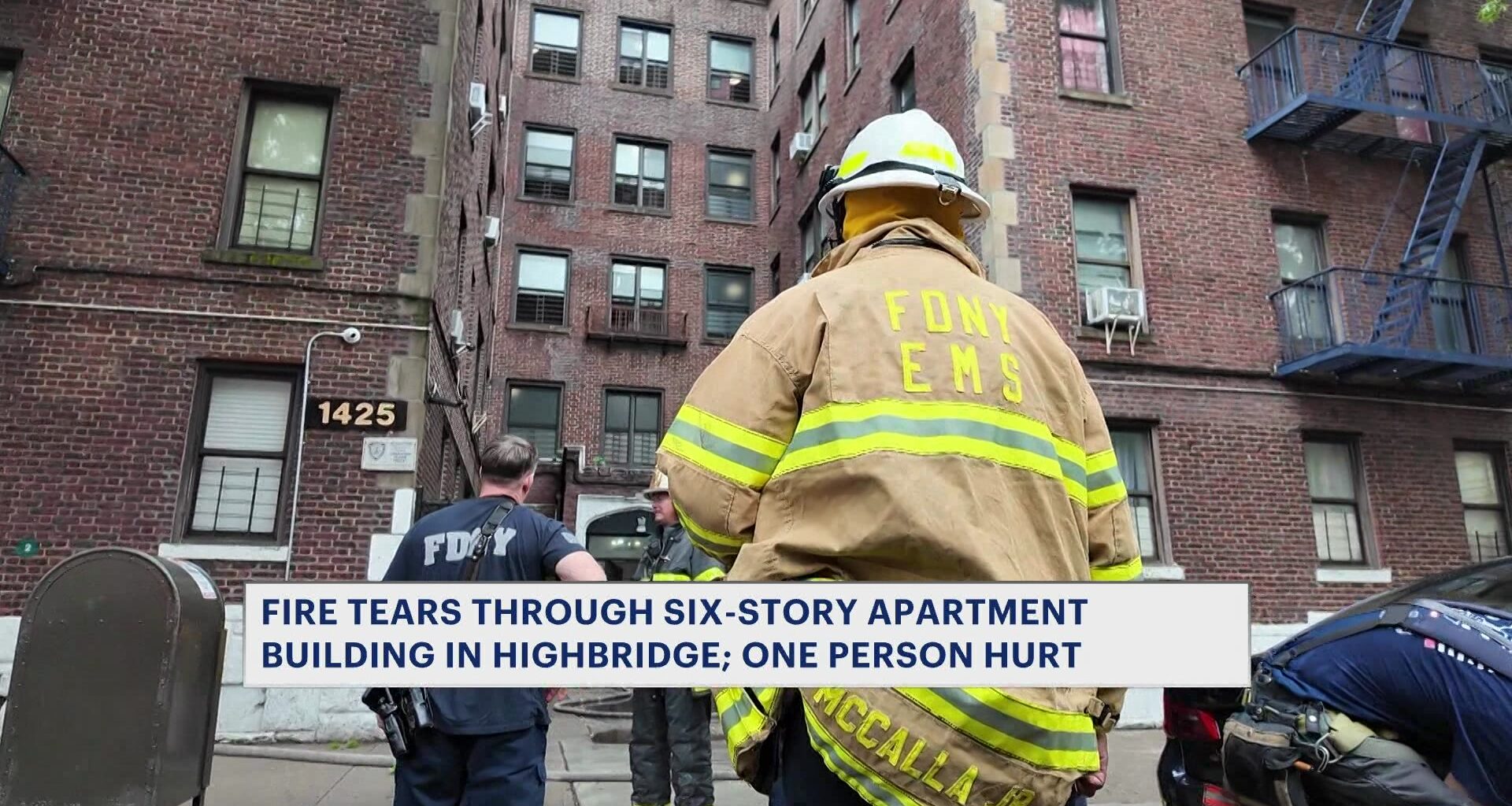News 12 | Bronx | Family Displaced At Least 1 Injured Following Highbridge Apartment Fire