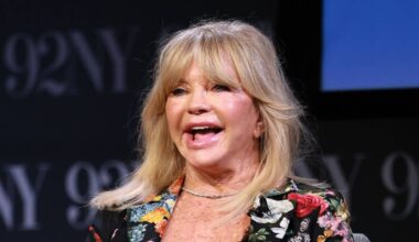 Goldie Hawn, 80, defies age in striking power suit amid glowing NYC appearance