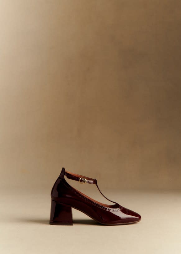Esther Salome - Patent Purple - Bovine Leather - Sézane
