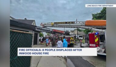 News 12 | Brooklyn | Eight People Displaced After A Memorial Day House Fire In Inwood