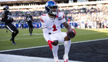 New York Giants' Malik Nabers will face six marquee CB matchups in 2026