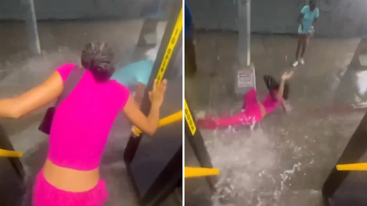 Woman swept away as New York flash floods overwhelm subways and aging sewers