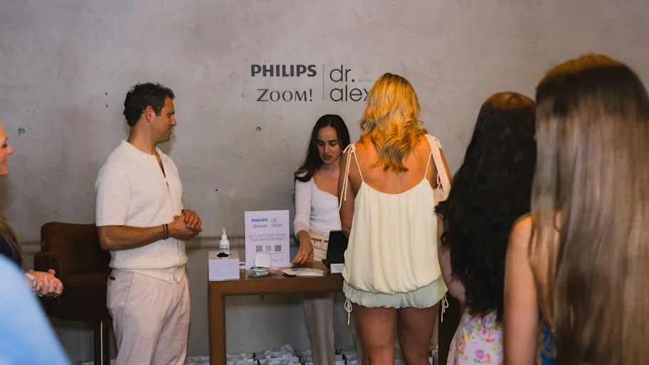 Dr. Alex teeth whitening station