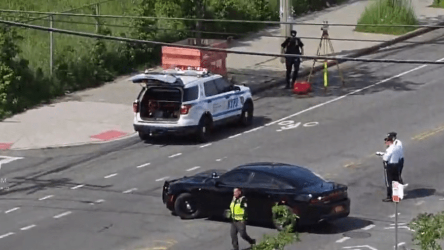 Queens cyclist struck by SUV after crashing into open car door: NYPD