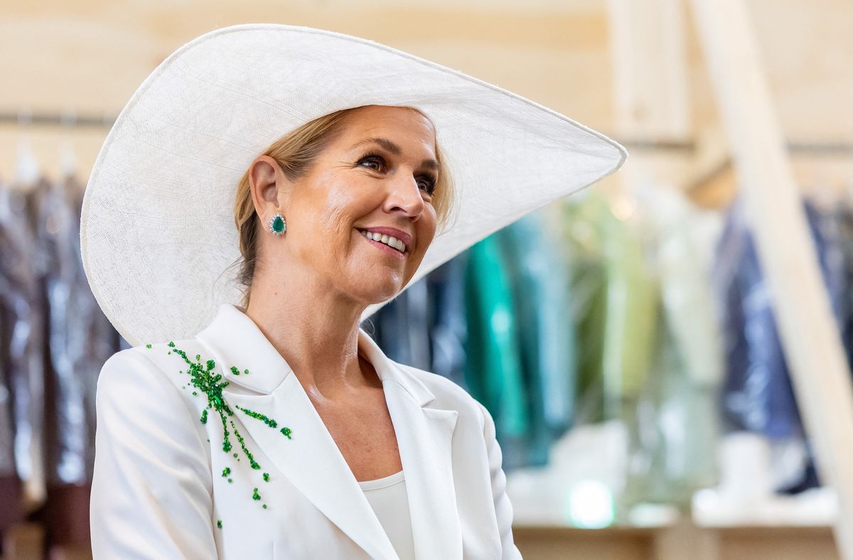 Queen Máxima’s dramatic white look came with one surprising twist
