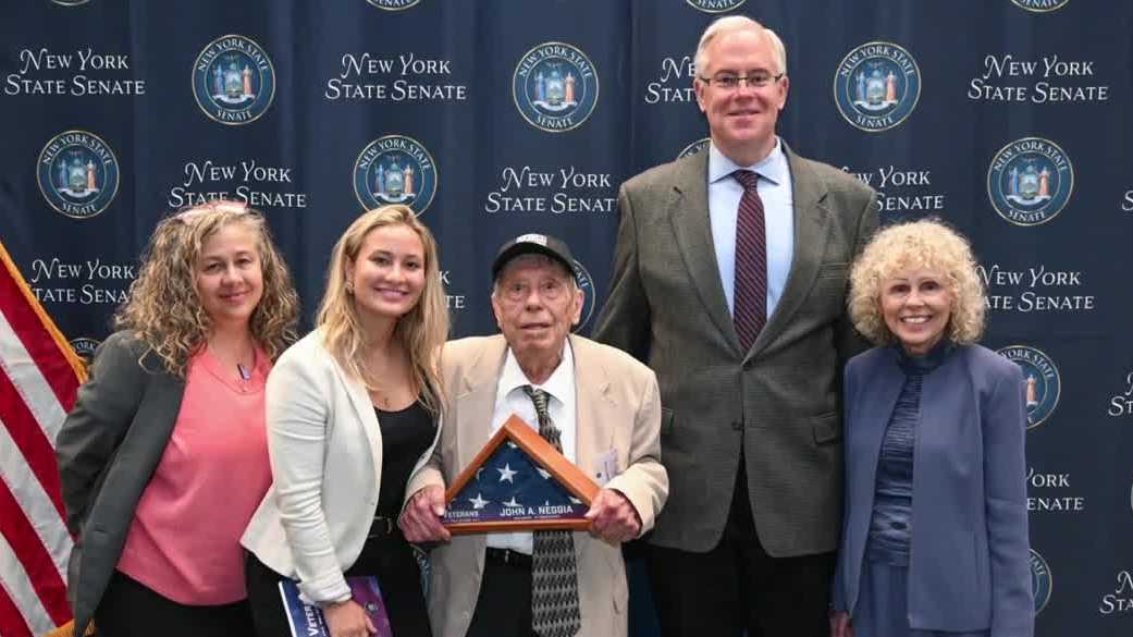 100-year-old World War II veteran from the North Country honored at New York State House