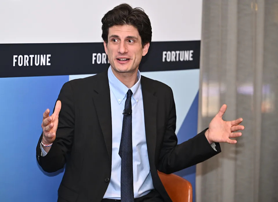 Jack Schlossberg speaks during Fortune CEO Initiative New York Dinner on March 18, 2026, in New York City.
